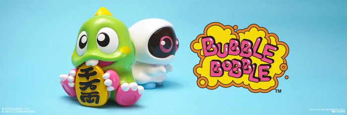 經典回憶殺！   DGSQUARED 聯合經典遊戲泡泡龍Bubble Bobble  推出潮流玩具及精品系列 