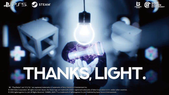 最新光影主題3D平台傳送門類解謎遊戲 《THANKS, LIGHT.》將於2026年6月16日 登錄 Steam Next Fest！全新60秒版本預告片同步公開！